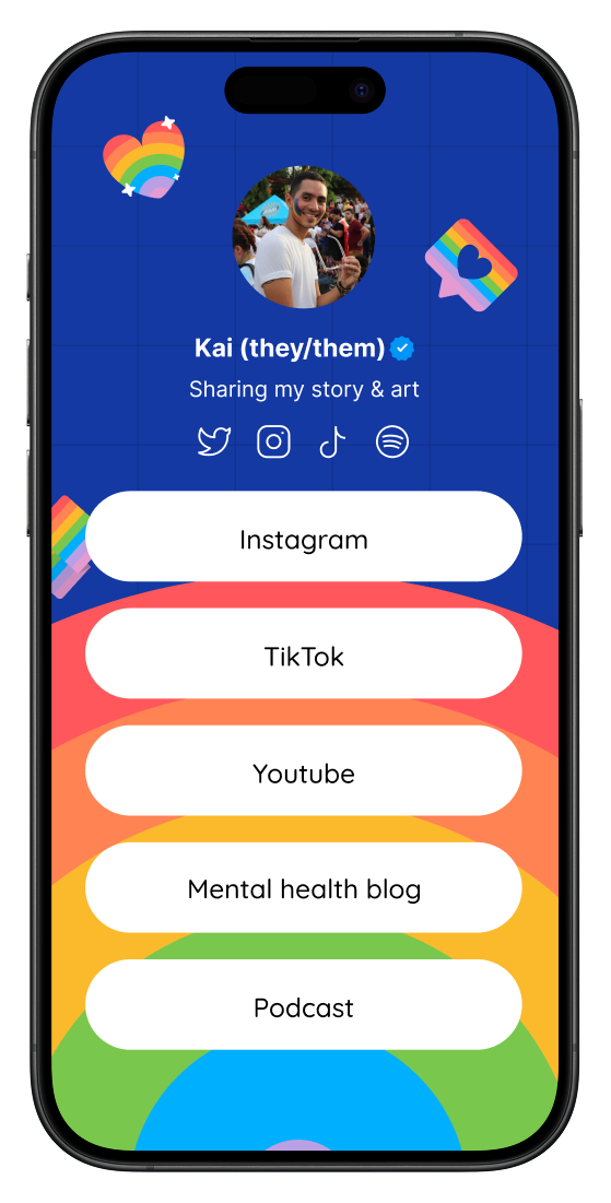 应用个人主页编辑页面的截图​